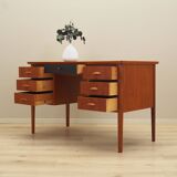 Teak desk, Danish design, 1970s, production: Denmark