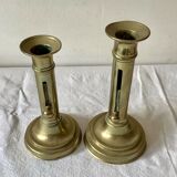 Lot de 4 bougeoirs anciens