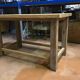 Old farmhouse table made of solid wood - Vintage work table