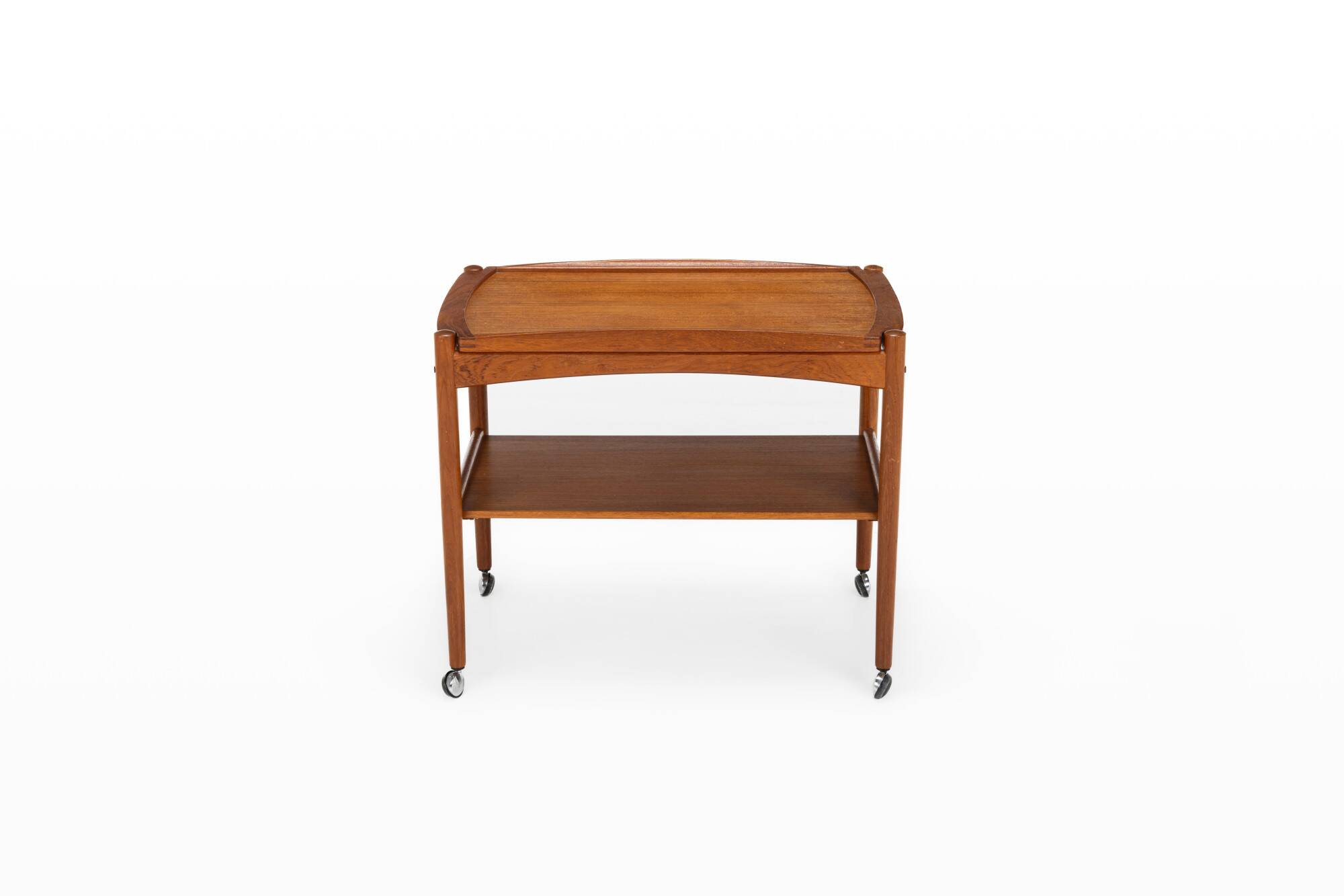 Danish Serving Trolley attributed to Poul Hundevad for Hundevad & Co, Denmark, 1960s