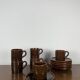 6 coffee cups with saucers, Toreboda Sweden, 1960