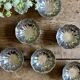 Set of 6 vintage stainless steel cups