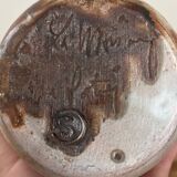 Jacques POUCHAIN stoneware bottle - Potter's workshop