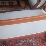 Salon 2 pièces gondoles style Empire à accoudoirs cols de cygnes