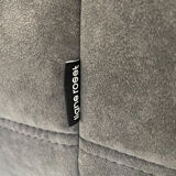 Togo Roset Line Driver in Anthracite Grey Alcantara