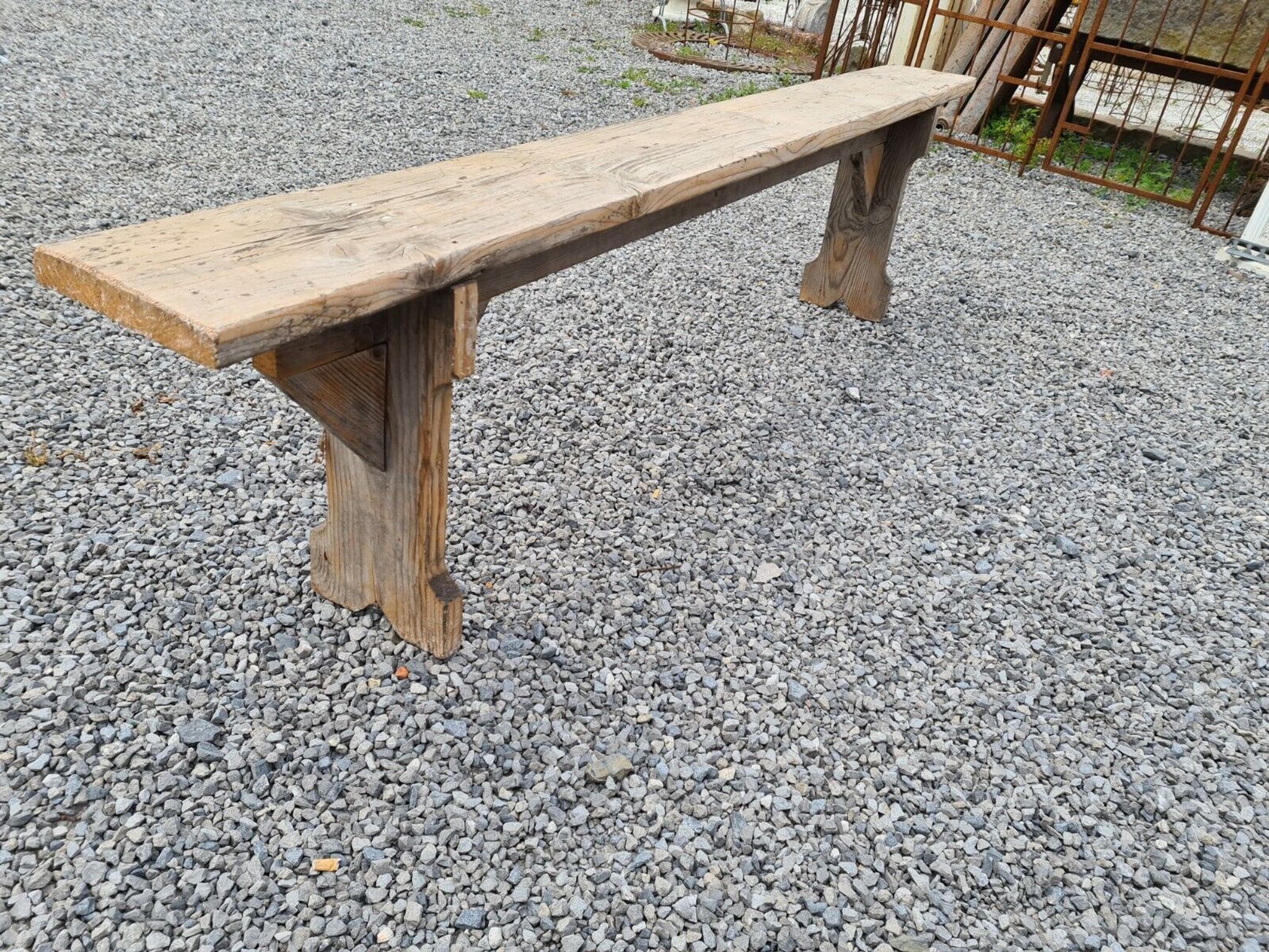 Wooden bench
