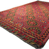 Anatolian handmade kilim rug 336 cm x 186 cm