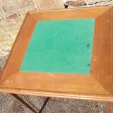 Folding bridge table