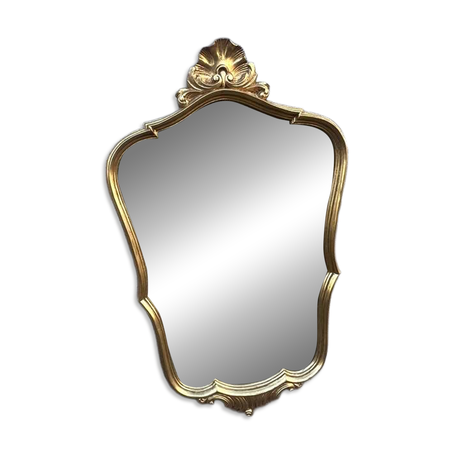 Golden Louis XV style mirror