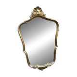 Golden Louis XV style mirror