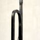 Lampadaire moderniste en fer battu, 1960