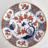 5 Japanese porcelain plates with geisha hand decoration
