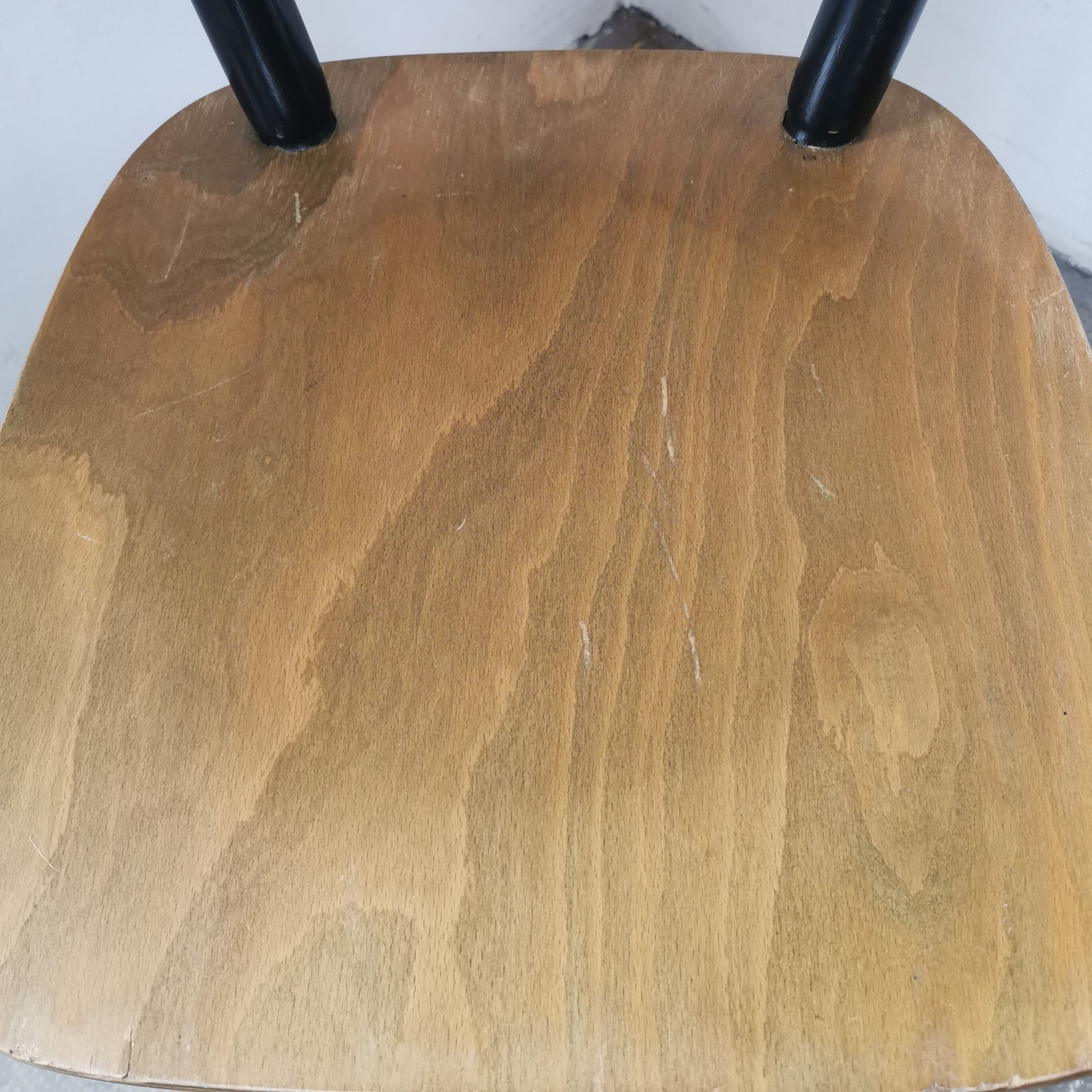 Set of 6 Scandinavian style bar chairs 1960/70