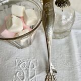 Silver metal sugar tongs