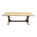 Solid oak farmhouse table