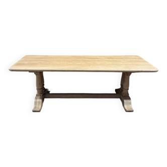 Solid oak farmhouse table