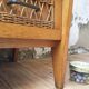 Commode vintage en rotin
