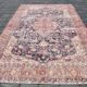 Navy Blue Orientel Style Vintage Persian Rug, 228x338 Cm