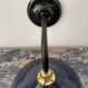 Vintage metal wall lamp electrified to nine
