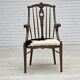 1960s, Danish high-backed armchair, reupholstered, furniture cowhide, oak.