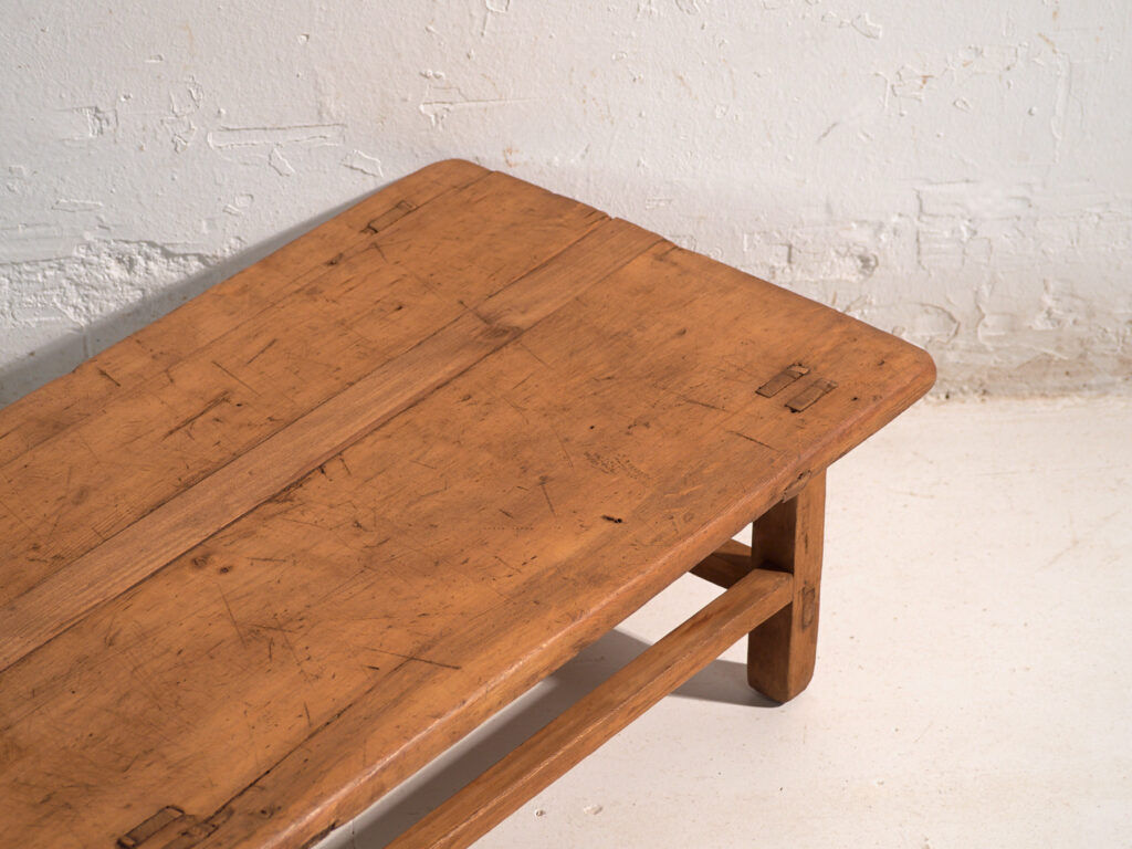 Antique pine coffee table – China, circa 1890
