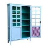 Vintage 1960s Parisian glass cabinet