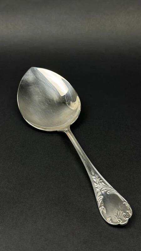 Cuillère à servir la glace Christofle Marly métal argenté neuve années 80