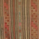 Tapis kilim anatolien fait à la main 230 cm x 154 cm