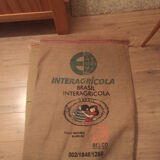 Burlap bag / bag has Café DO BRASIL