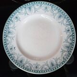 Set of 5 Terre de Fer plates 1900 Wilbur and St Amand