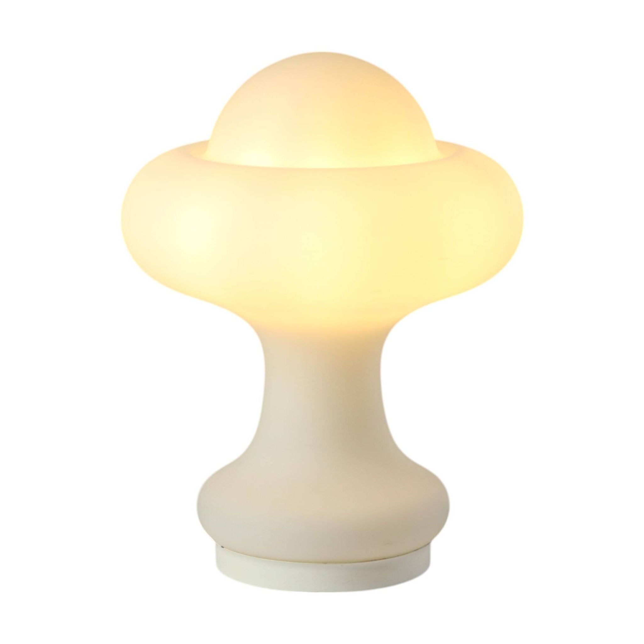 Mushroom Design Lamp Frosted Glass Mat Space Age Peill & Putzler