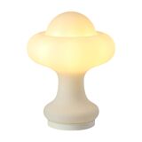 Lampe design champignon en verre dépoli mat Space Age Peill & Putzler