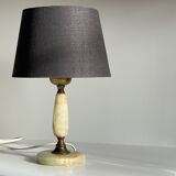 Lamp feet in vintage onyx stone