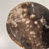Dish in petrified wood