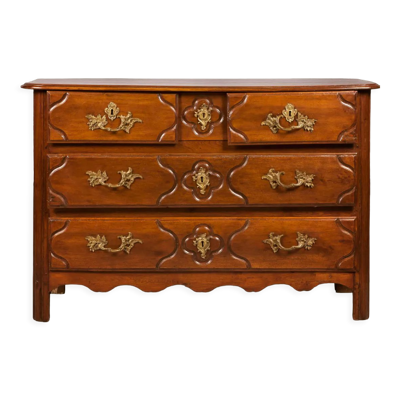 Commode en noyer xviiieme siecle
