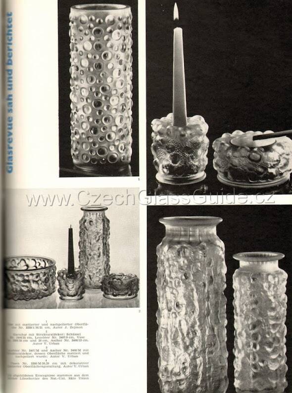 Mid-Century Pressed Glass Bowl: Vladislav Urban Design, Czech Republic