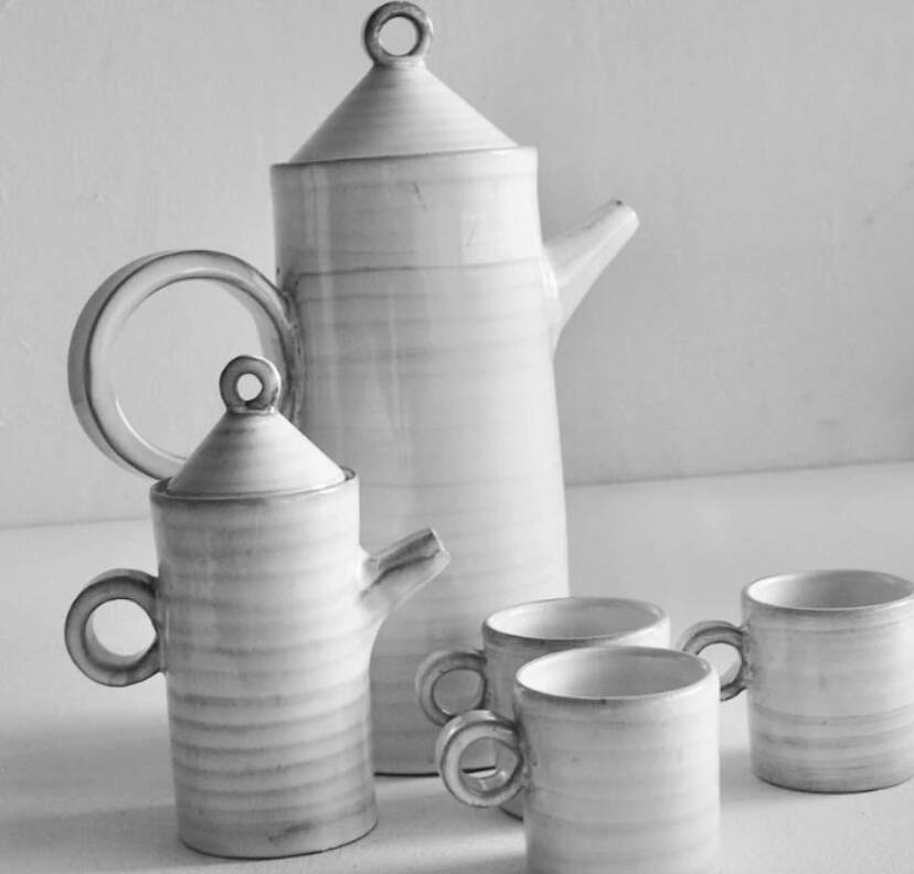 Rare vintage ceramic service