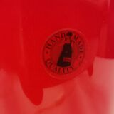 Vintage table lamp from ikea, model lykta, in a beautiful red colour, from the late 90s