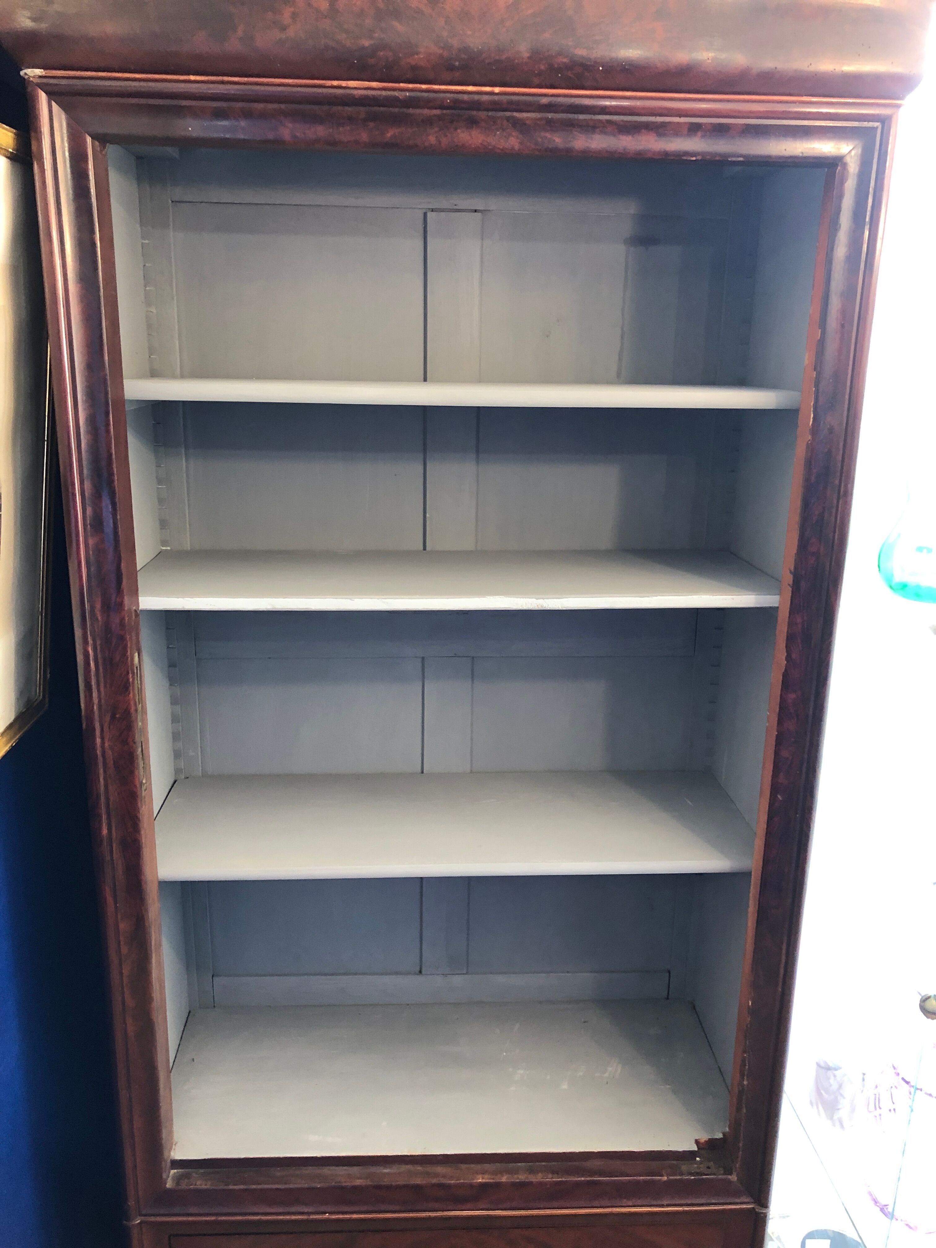 Napoleon III Library in Mahogany