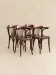 Set of 4 vintage bentwood bistro chairs with armrests – Styl