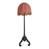 Lampe sur pied antique en chêne sculpté, Autriche fin 1890s