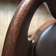 Art deco office chair gondola back