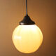 Suspension ball with 10 faces art deco, opaline, 30's.