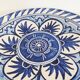 Decorative plate blue and white décor