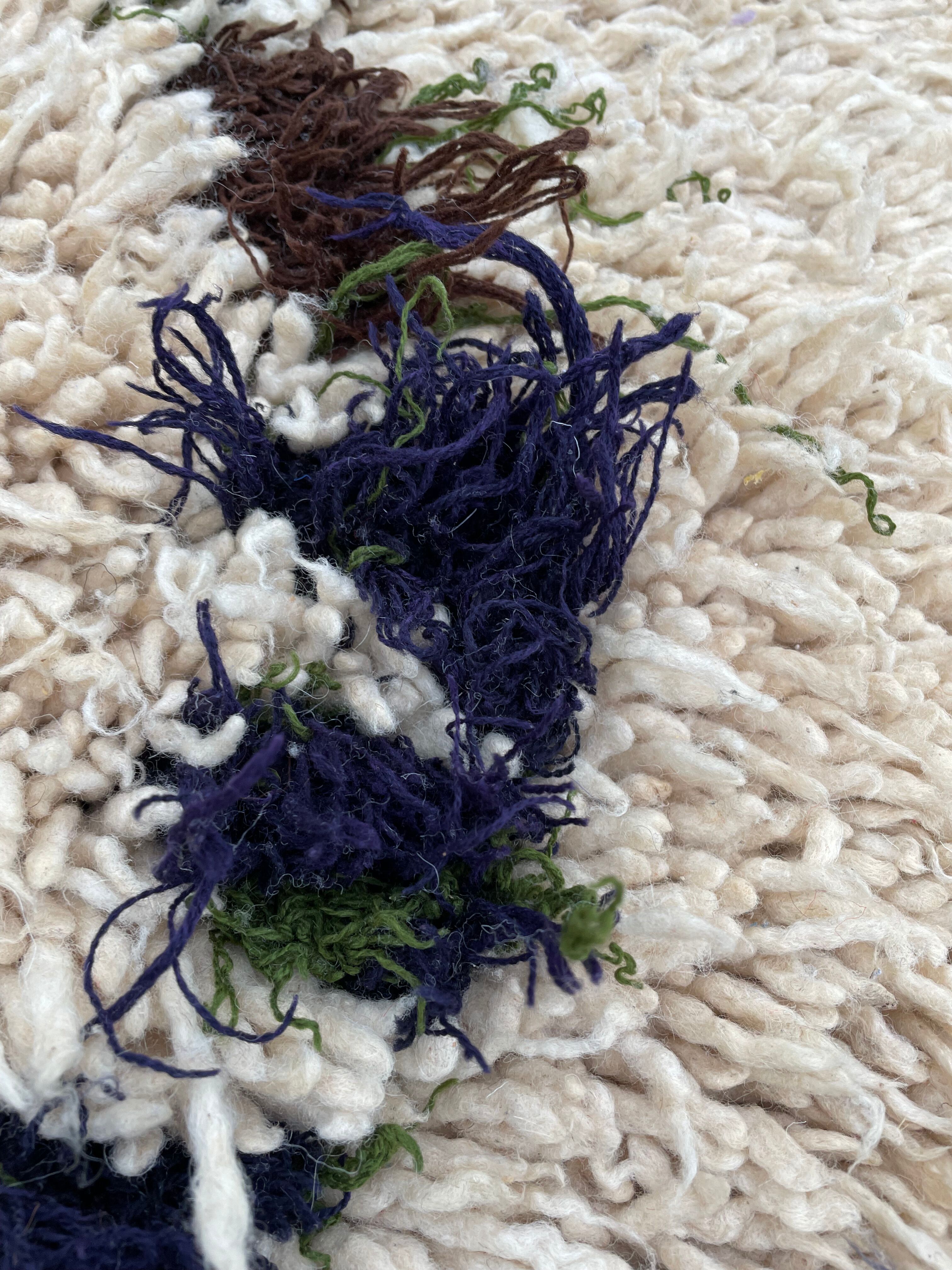 Carpet berbere beni ouarain modern 105x210 cm