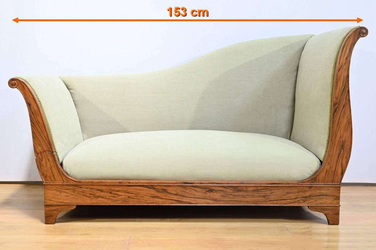 Meridian with a Solid Walnut Frame, Restoration Period – Early 19th Century