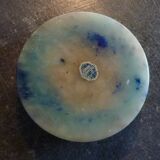 Alabaster and brass ashtray, Genuine Alabaster, vintage Italian circa 1960