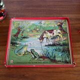 Ancient wooden puzzle the Fables of the Fountain