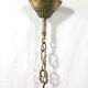 Bronze chandelier with 2 lights