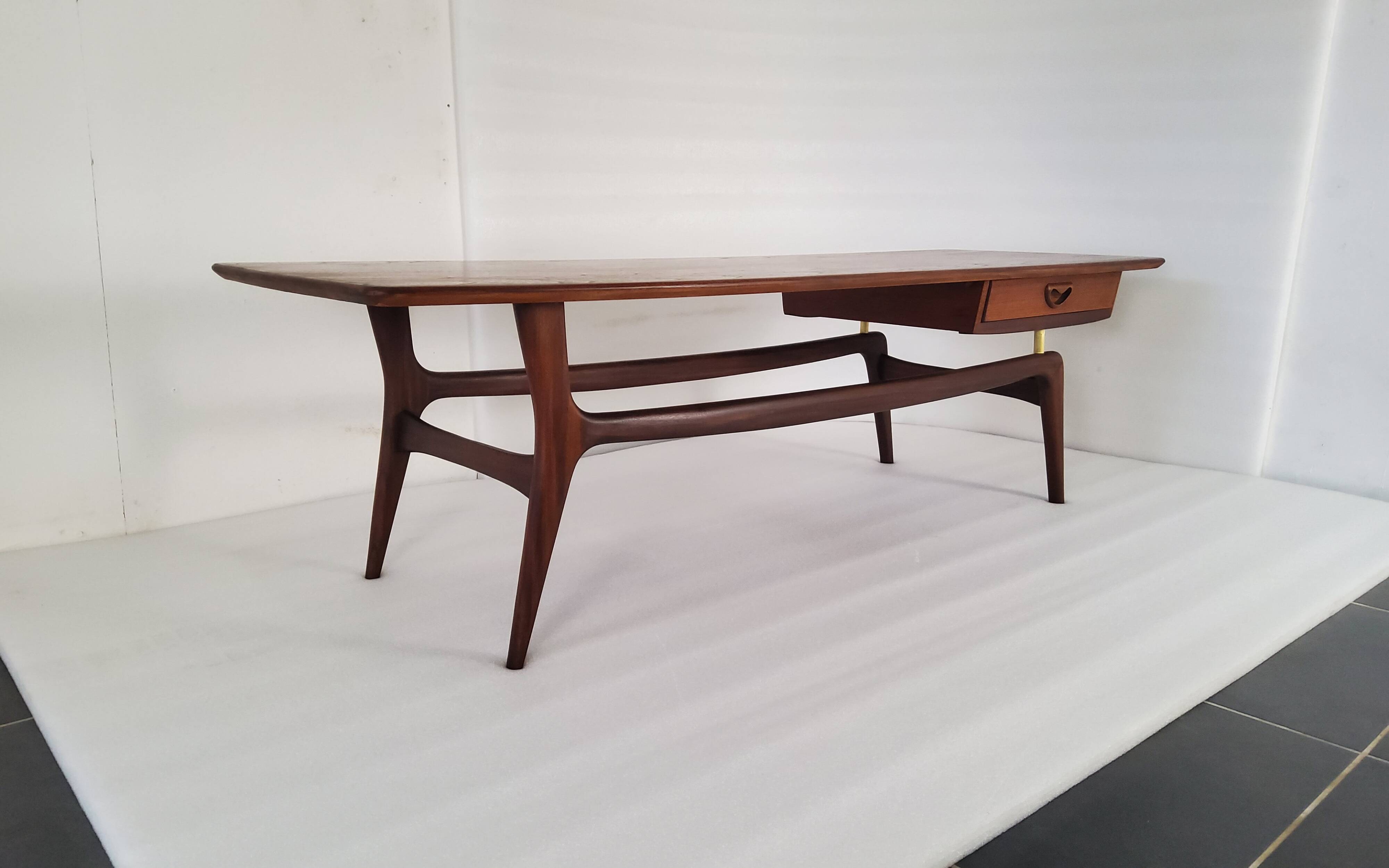 Louis Van Teeffelen coffee table 1960 Netherlands